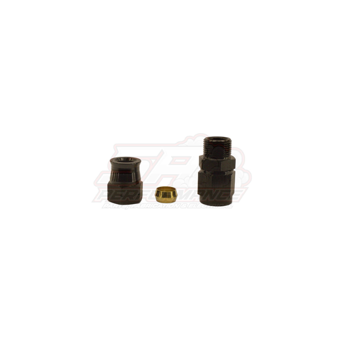 AN6 Female Flare to 3/8" Hardline Tube Adapter
