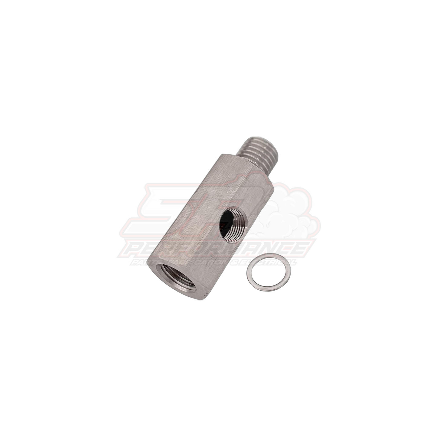Stainless Steel Oil Pressure Tee Adapter - M12×1.5 to 1/8" NPT