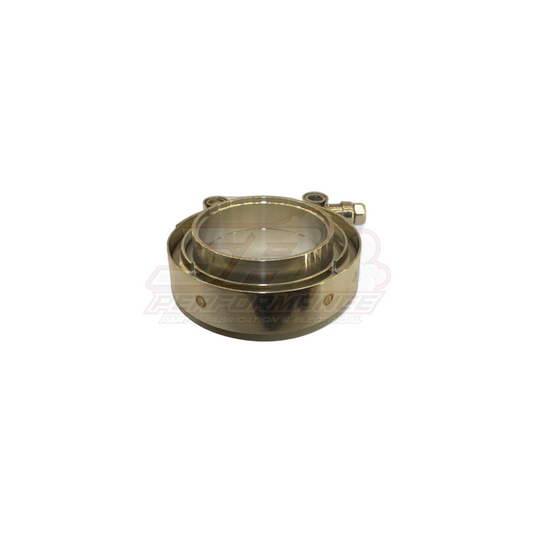 2.5" V-Band Clamp & Stainless Steel Flange Kit (63mm) Turbo Exhaust Intake