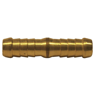Brass Barbed Hose Joiner Straight
