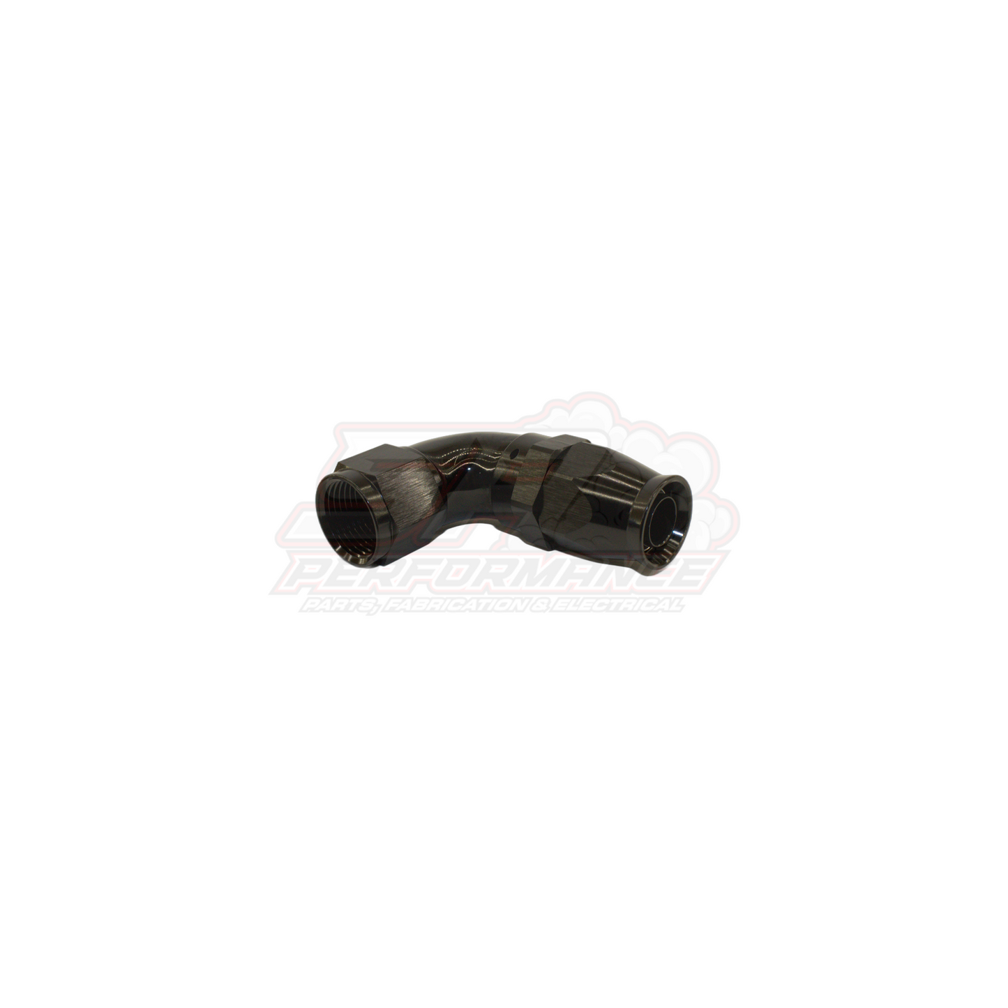 AN10 90° Full Flow PTFE Teflon Hose End