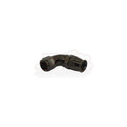 AN10 90° Full Flow PTFE Teflon Hose End