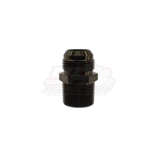 AN16 Male Flare to 1" Male NPT Straight Adapter