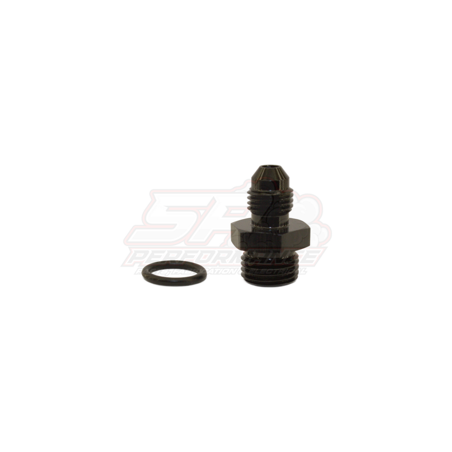 AN4 Male Flare to ORB-6 Male Straight Adapter