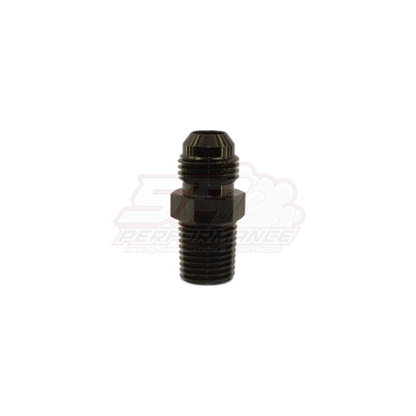 AN6 Male Flare to 1/4" Male NPT Straight Adapter