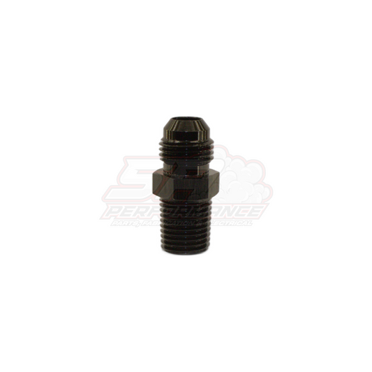 AN6 Male Flare to 1/4" Male NPT Straight Adapter