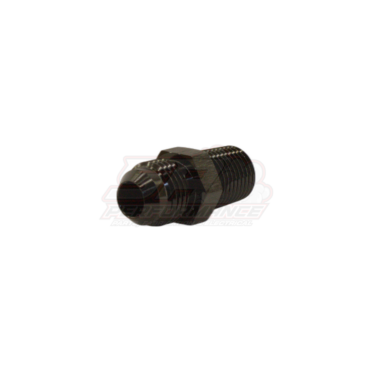 AN6 Male Flare to 1/4" Male NPT Straight Adapter