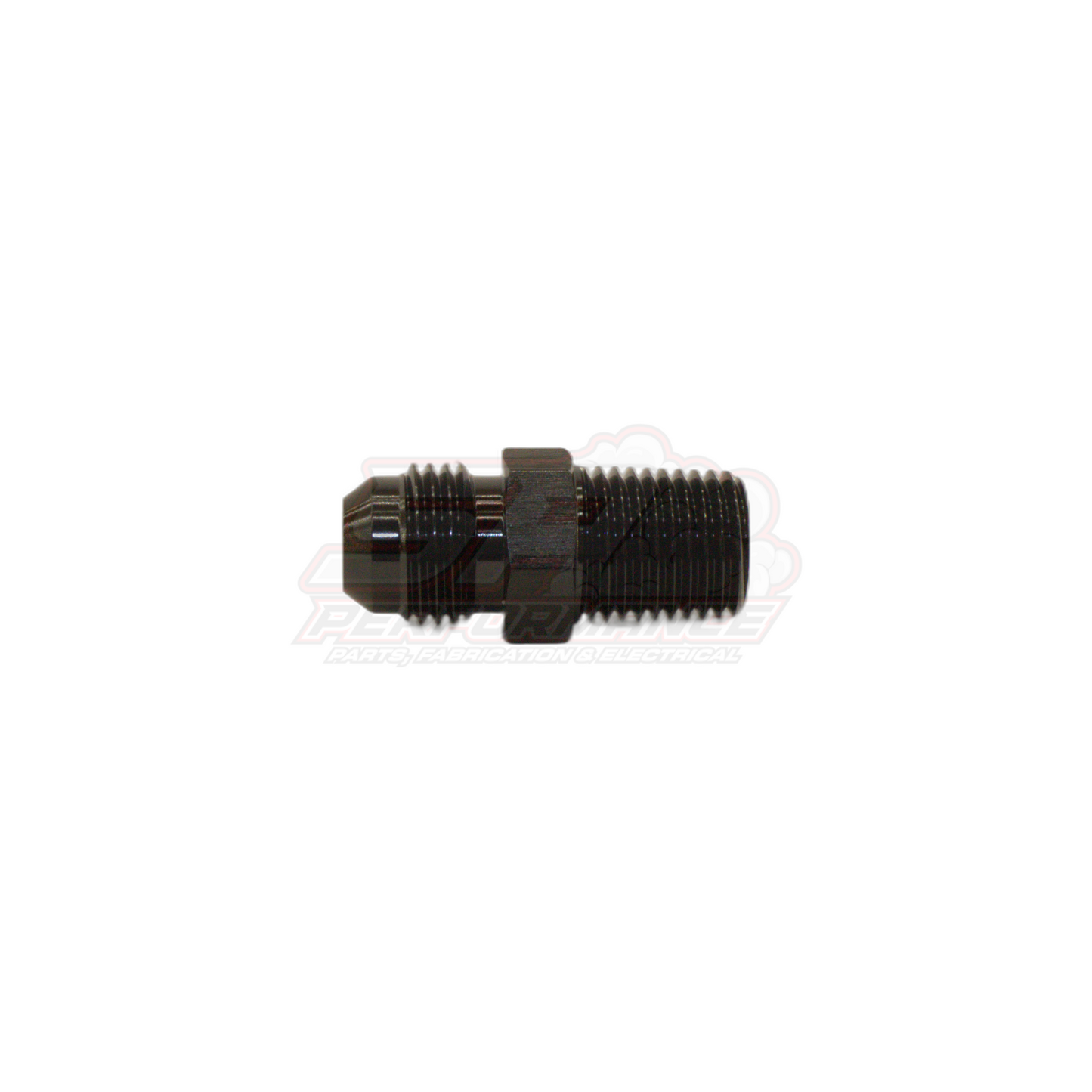 AN6 Male Flare to 1/4" Male NPT Straight Adapter