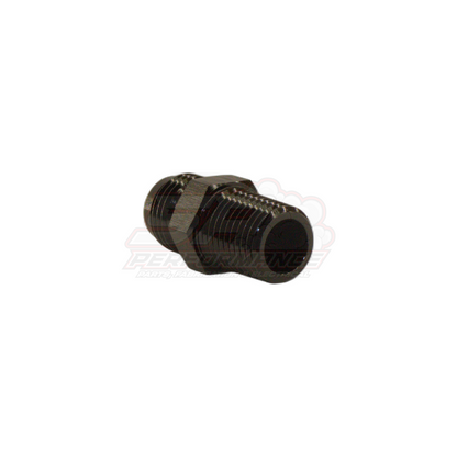 AN6 Male Flare to 1/4" Male NPT Straight Adapter