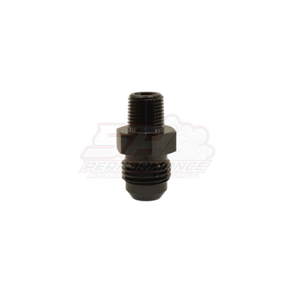 AN6 Male Flare to 1/8" Male NPT Straight Adapter
