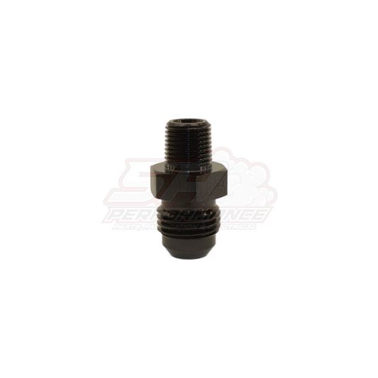 AN6 Male Flare to 1/8" Male NPT Straight Adapter
