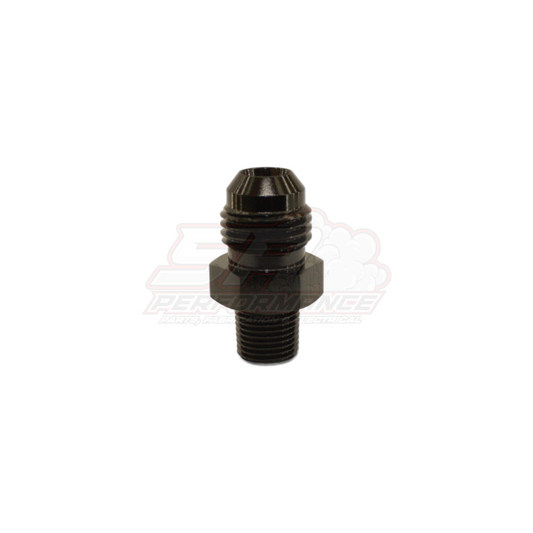 AN6 Male Flare to 1/8" Male NPT Straight Adapter