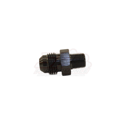 AN6 Male Flare to 1/8" Male NPT Straight Adapter