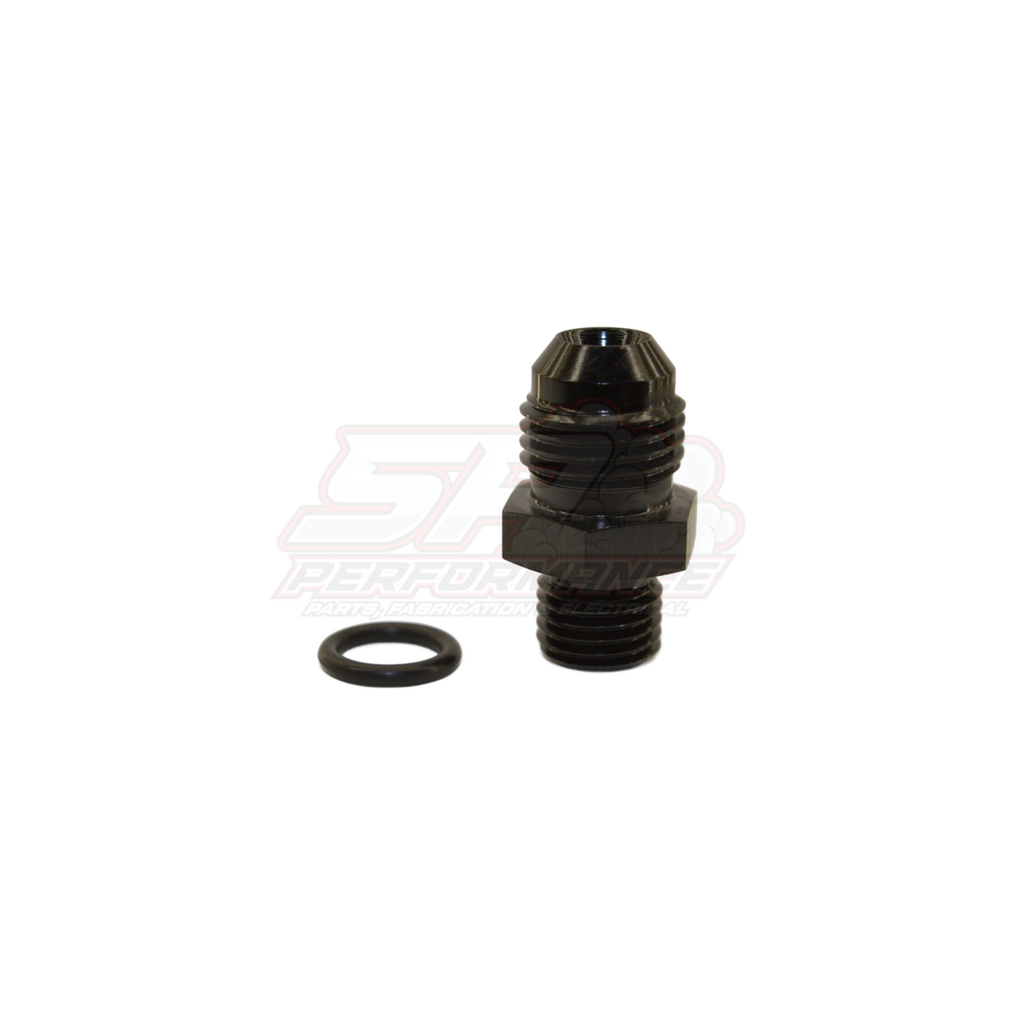 AN6 Male Flare to ORB-4 Male Straight Adapter