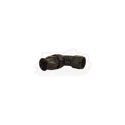 AN8 90° Full Flow PTFE Teflon Hose End