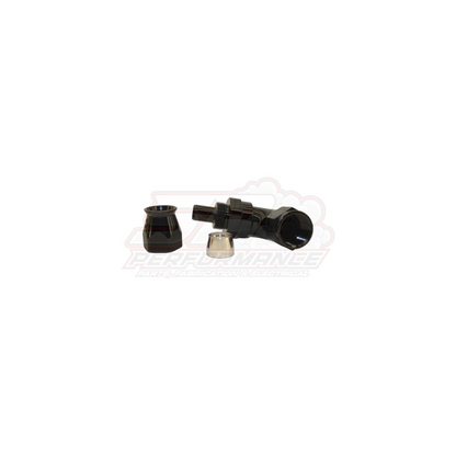 AN8 90° Full Flow PTFE Teflon Hose End