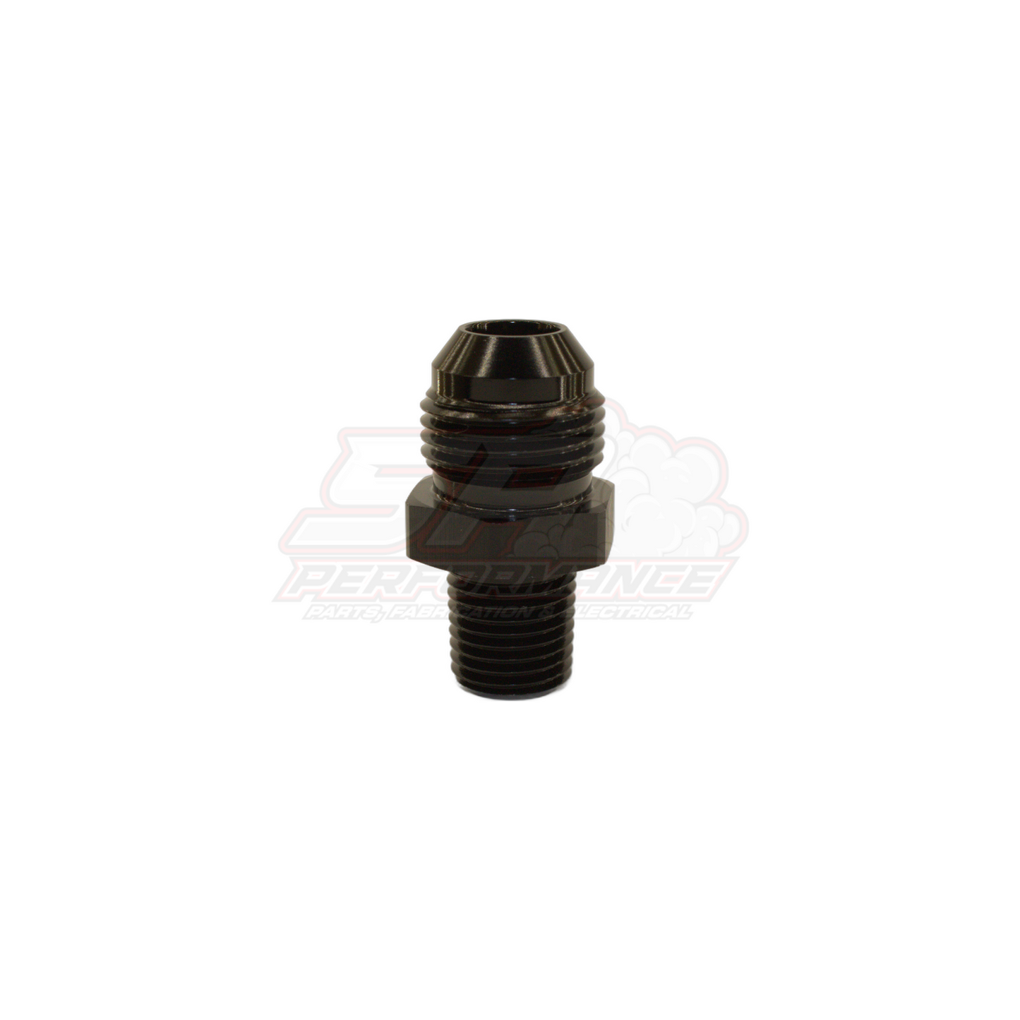 AN8 Male Flare to 1/4" Male NPT Straight Adapter