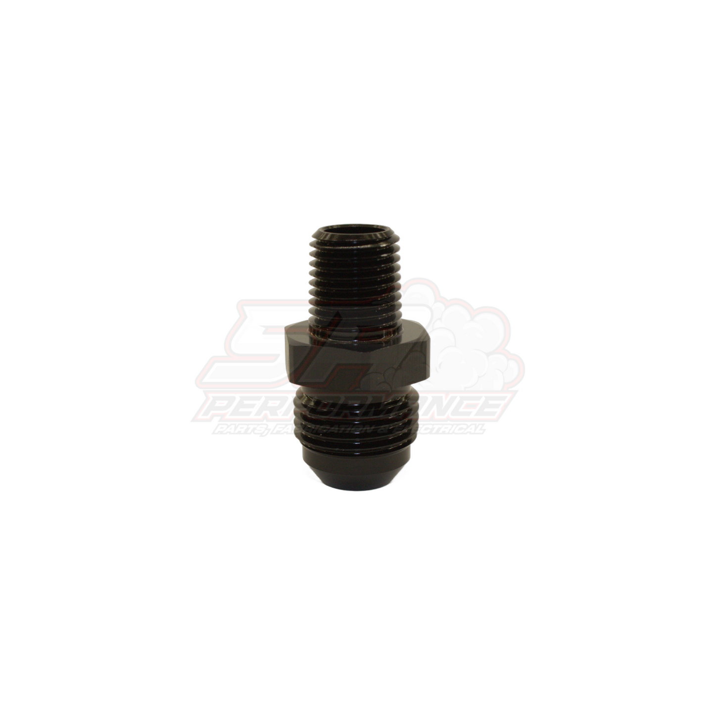 AN8 Male Flare to 1/4" Male NPT Straight Adapter