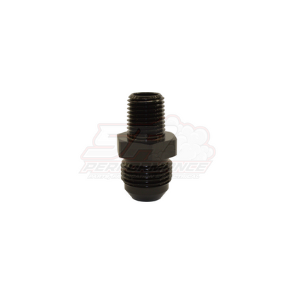 AN8 Male Flare to 1/4" Male NPT Straight Adapter