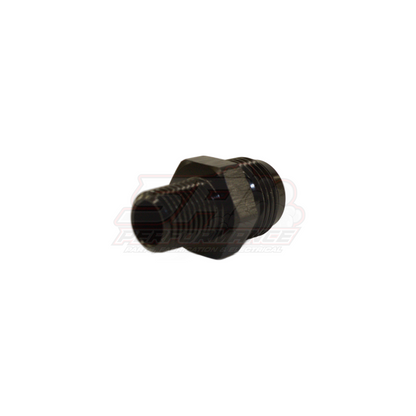AN8 Male Flare to 1/4" Male NPT Straight Adapter