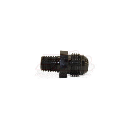 AN8 Male Flare to 1/4" Male NPT Straight Adapter