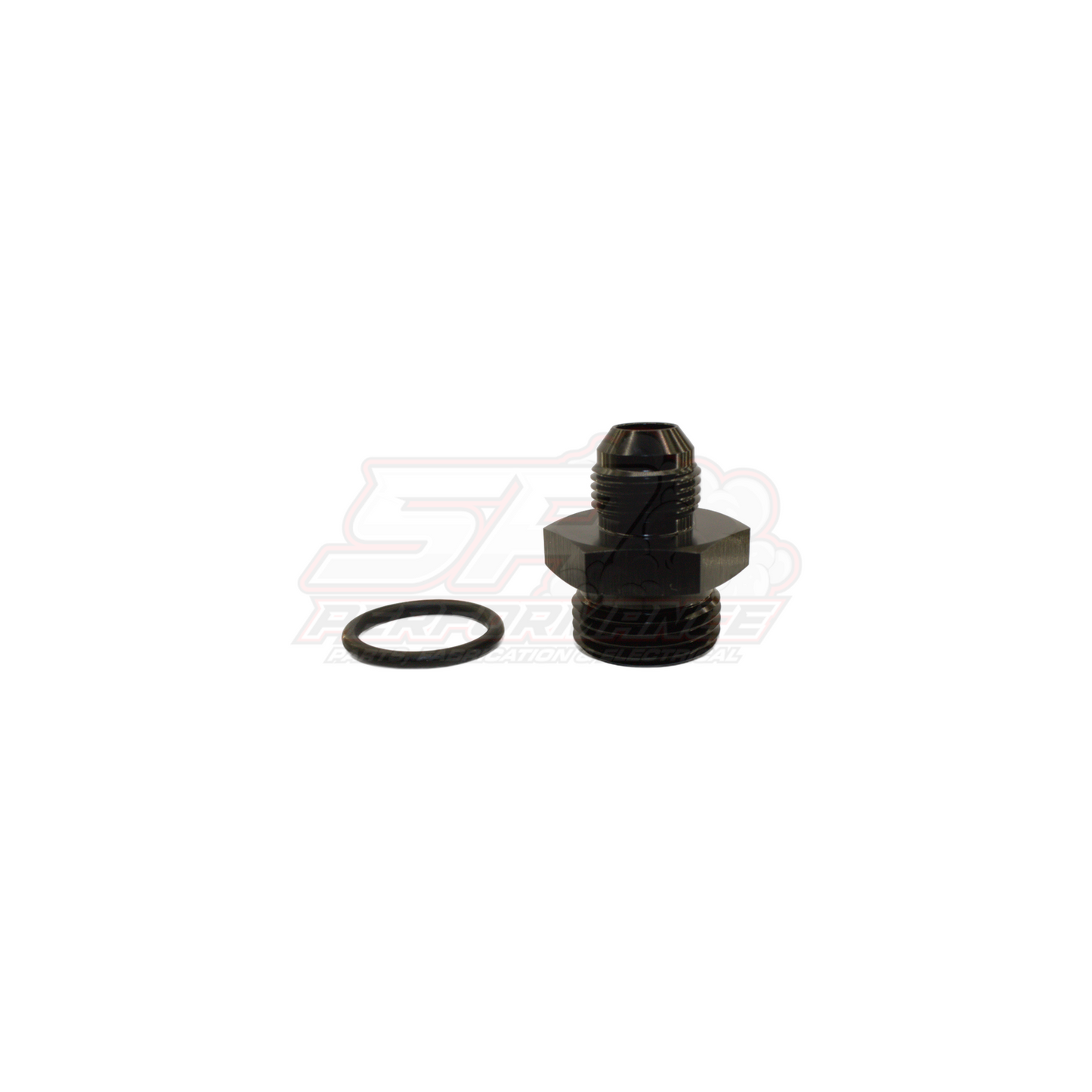 AN8 Male Flare to ORB-12 Male Straight Adapter