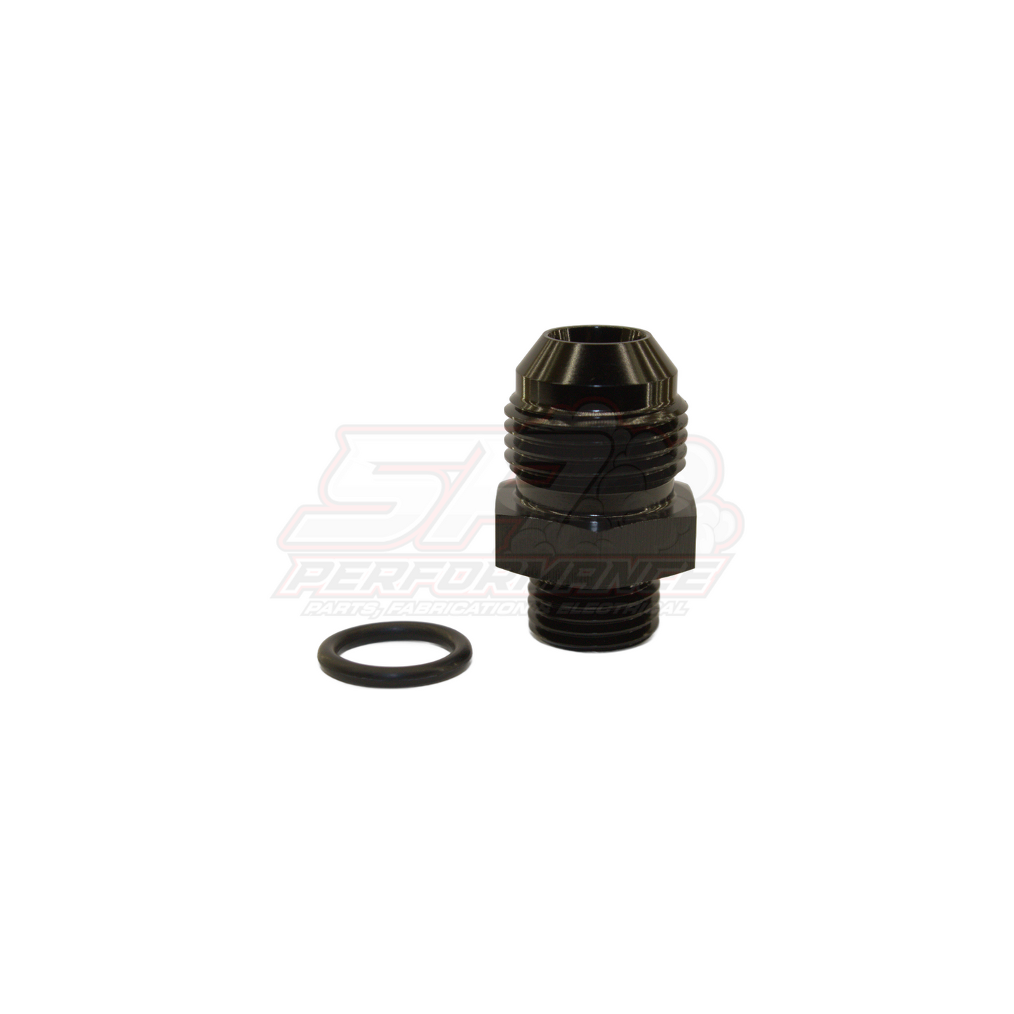 AN8 Male Flare to ORB-6 Male Straight Adapter