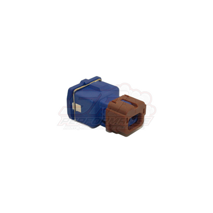 Bosch Style 2 Pin Blue Connector "Offset Far Left Guide"