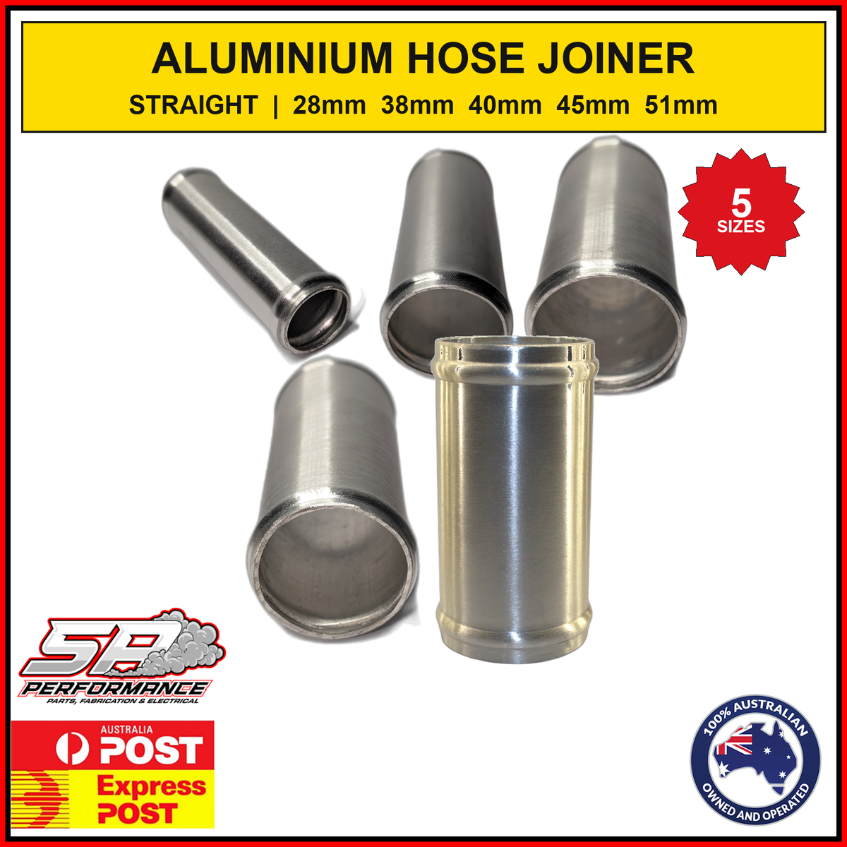 Aluminium Hose Joiner Straight